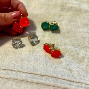 Kate Spade earrings. $15 each set.